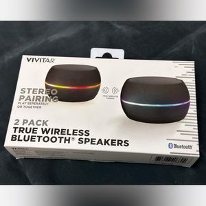 BLUETOOTH SPEAKERS 2 pack true wireless Bluetooth speaker